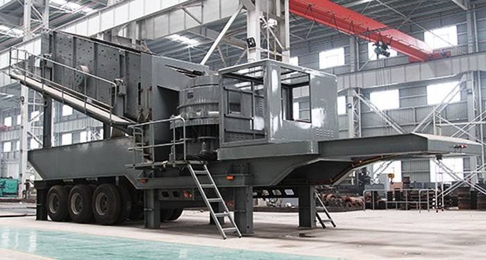 轮胎移动破碎站